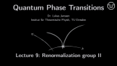 thumbnail of medium Quantum Phase Transitions: Lecture 09