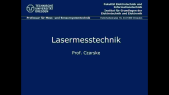 Lasermesstechnik: Vorlesung 02