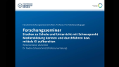 thumbnail of medium  Forschungsseminar Termin 3 - Studien der Medienbildung