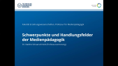 thumbnail of medium Vorlesung Modul Medienbildung - Schwerpunkte und Handlungsfelder der MP - Mediensozialisation