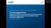 thumbnail of medium Forschungsseminar - Termin 10 - Forschungsdesign-Evaluationsmethoden