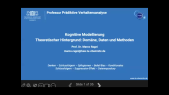 thumbnail of medium Kognitive Modellierung - Vorlesung 3 - SS24
