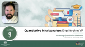 thumbnail of medium Quantitative Methoden – Thema 9: Inhaltsanalyse