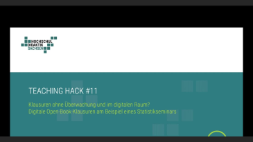 thumbnail of medium Teaching Hack #11 - Klausuren ohne Überwachung & im digitalen Raum? Digitale OpenBook-Klausuren am Bsp. eines Statistikseminars