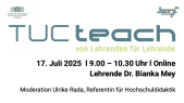 thumbnail of medium TUCteach. Von Lehrenden für Lehrende mit Dr. Bianka Mey | Microcredential mit Projektpartner