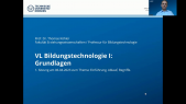 thumbnail of medium 1. Vorlesung Bildungstechnologie Grundlagen: Einführung SoSe 2023