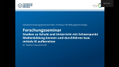 thumbnail of medium Forschungsseminar - Termin 2 - Auftakt II - empirische Untersuchungsmethoden