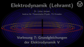 thumbnail of medium Elektrodynamik (Lehramt): Vorlesung 7