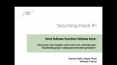 Teaching Hack #1 - Form Follows Function Follows Form