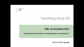 Teaching Hack #2 - Hilfe, wir sind jetzt online