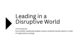 thumbnail of medium Leading in a Disruptive World