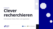 thumbnail of medium Aktivierungsvideo "Clever recherchieren"