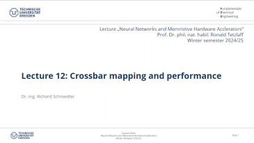 thumbnail of medium Neural Networks and Memristive Hardware Accelerators - Lecture 12