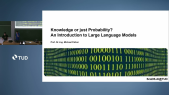 thumbnail of medium Knowledge or just probability? An Introduction to Large Language Models