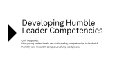 thumbnail of medium Developing Humble Leader Competencies