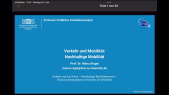 thumbnail of medium Verkehr und Mobilität - Vorlesung 10