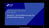 thumbnail of medium BIW2-05 - Übung 06 - Querkraftbemessung und Schubkraftübertragung - Teil 1