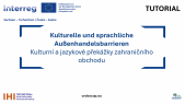 thumbnail of medium Sprachliche und Kulturelle Außenhandelsbarrieren  / Jazykové a kulturní překážky v zahraničním obchodu